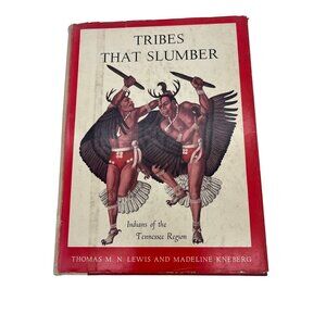 Tribes That Slumber 1958 Signed HC Native American Indians TN Region Book